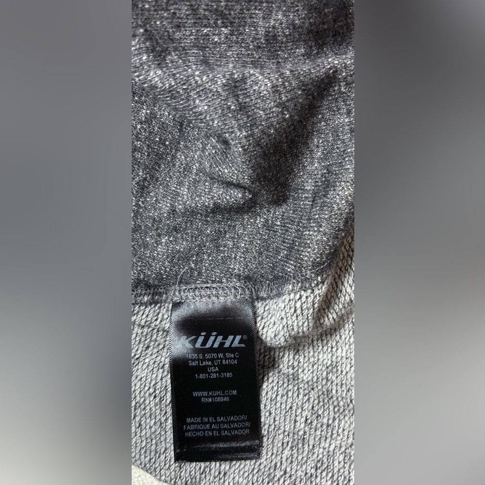 KÜHL Women’s Large Gray Cowl Neck Pullover Sweater Long Sleeve Outdoor Top - Picture 5 of 5